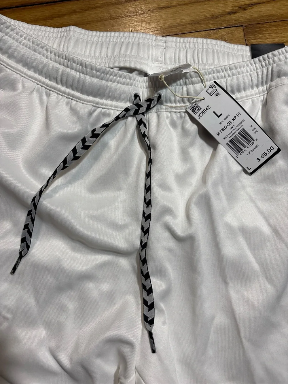 ADIDAS House of Tiro Nations Pack Pants White,red,gold,green Men’s sz L NEW!